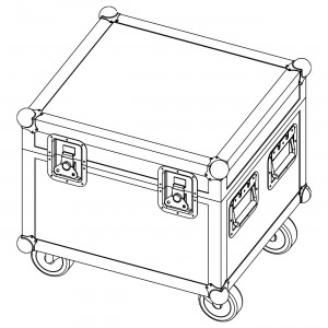 d&b audiotechnik E7447 E8 Quad Touring case